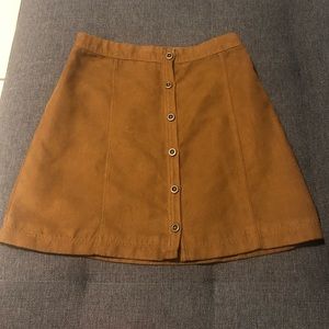 🙂Hollister suede skirt